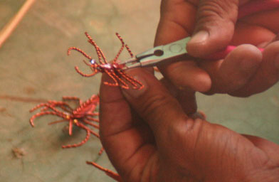 
                    A scorpion made out of copper wire.
                                            (Michael May)
                                        