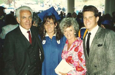 
                    Kathy Brock and Kimberly Edwards in 1990 at American University.
                                            (Kimberly Edwards)
                                        