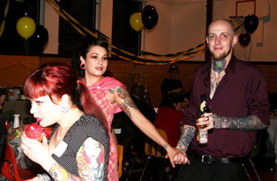 
                    Young revelers enjoy what was for many, their very first prom.
                                            (Frank Morris)
                                        