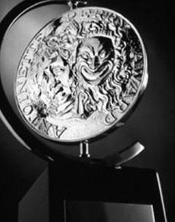 
                    The actual Tony Award was designed by Herman Rosse in 1949.
                                        