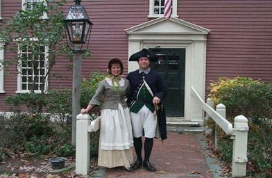 
                    Jim Roberts stands with his wife at the Wayside Inn.
                                            (Jim Roberts)
                                        