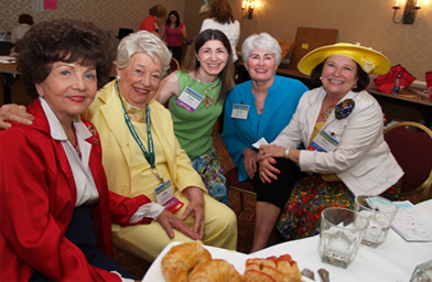 
                    Seen here from left to right are Lady Bird Johnson Recipents and Keep America Beautiful members: Ruthe Jackson (1997), Ebby Halliday (1987), Cecile Carson (member), Sharla Hotchkiss (2001), and Donna Albus (2004).
                                            (Sue Smith, Keep America Beautiful)
                                        