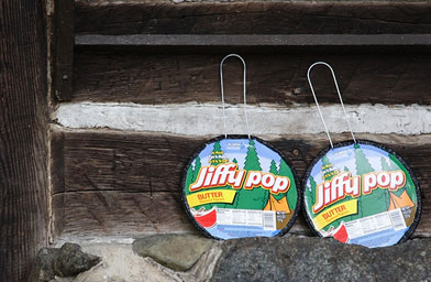 
                    Jessica Juriga thought popping up some Jiffy Pop during a camping trip would be no sweat.
                                            (Jessica Juriga)
                                        