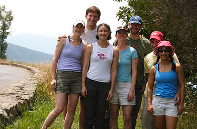 
                    The group in the mountains.
                                            (Jessica Juriga)
                                        