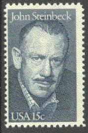 
                    U.S. John Steinbeck 15&ndash;cent postage stamp.
                                        