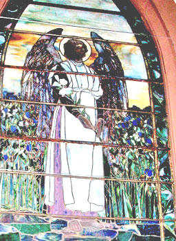 
                    The stained glass windows of St. John's Episcopal Church are up for auction.
                                            (Brad Linder)
                                        