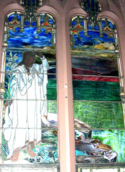 
                    Many of the church's windows are dedicated to members of the Chetwood family, one the first families of Elizabeth, N.J.
                                            (Brad Linder)
                                        