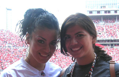 
                    Bertha Soto-Rodriquez (left) and Silvia Mata at the game.
                                            (Silvia Mata)
                                        