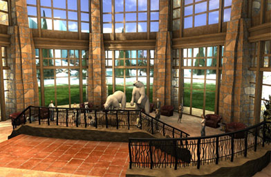 
                    A frontal view of the anticipated lobby.
                                            (Damron Design)
                                        