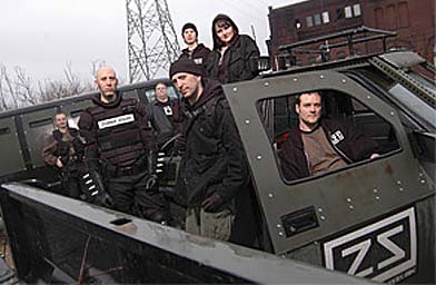 
                    The Zombie Squad pose with their Zombie Squad Truck.
                                            (Mike Dressler)
                                        