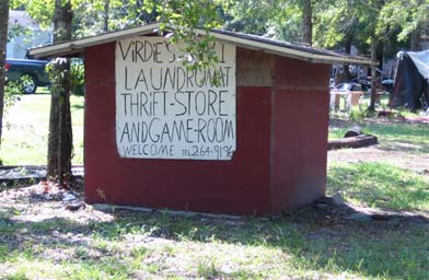 
                    A sign along Highway 17.
                                            (Kelly McEvers)
                                        