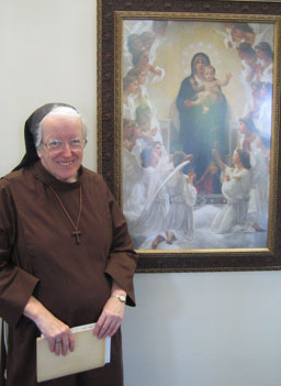 
                    Sister Lucy, the "sister servant," or community president. She heads a community of 16 nuns.
                                            (Kelly McEvers)
                                        