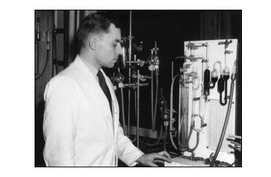 
                    Physiologist Ancel Keys led the starvation experiment.
                                            (University of Minnesota)
                                        