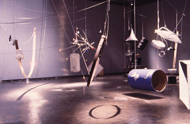 
                    Mixed instruments at "Rainforest IV" at the Neuberger Museum in Purchase, N.Y. in 1981.
                                            (Ralph Jones)
                                        