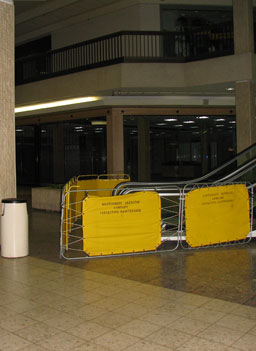 
                    The escalators don't work anymore at Randall Park Mall.
                                            (Mhari Saito)
                                        