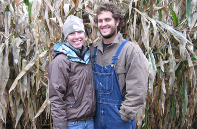 
                    Nicola and Aaron Peterson met at Sever's Corn Maze 10 years ago. The couple got married last month in Colorado.
                                            (Angela Kim)
                                        