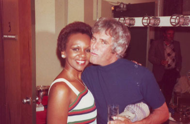 
                    Pat Henderson and Burt Bacharach: Pat was one of the background singers for Burt's show in Lake Tahoe Calif., circa 1977.
                                            (Courtesy of Jamala Henderson)
                                        