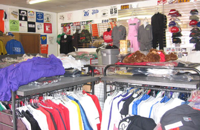 
                    Inside the T-Shirt King shop.
                                            (Maria Carter)
                                        