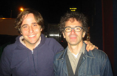 
                    Director A.J. Schnack and Michael Azerrad.
                                            (Courtesy of A.J. Schnack)
                                        