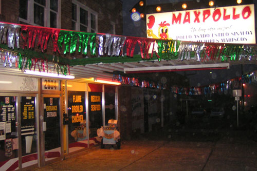 
                    Maxpollo is a popular Mexican chicken restaurant and sports bar in the Capitol Hill neighborhood of Oklahoma City.
                                            (Scott Gurian)
                                        