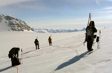 
                    A picture from expedition led by Matt Schonwald to Vinson Massif, Antarctica's highest peak, in November 2005.
                                            (Matt Schonwald)
                                        