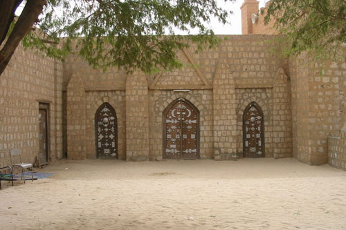 
                    Doors of the Sankore Madrasah, part of the University of Timbuktu.
                                            (- - -)
                                        