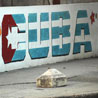 A graffiti mural in Havana.