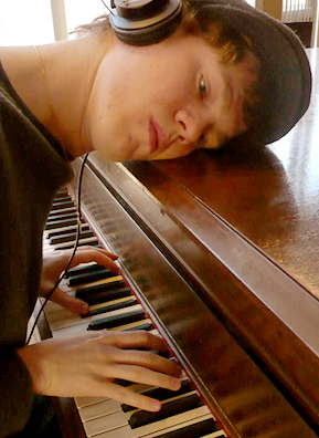 
                    When Sam, a student at Augsberg College in Minnesota got sober, he got a job stacking dishes in the school cafeteria. After work, he'd play the dining hall's out-of-tune piano.  He has no musical training, yet taught himself the first nine measures of Beethoven's "Moonlight Sonata" by placing an ear on top of the piano and listening to a recording of the piece on his iPod with the other.
                                            (Hillary Frank)
                                        