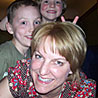 Julie Nicholds and her children