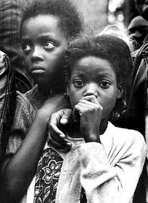 
                    Photos of children taken in Resurrection City, 1968.
                                            (Jill Freedman)
                                        