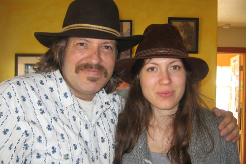 
                    Alela Diane and her father, Tom Menig.
                                            (Suzie Lechtenberg)
                                        