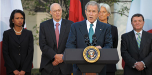 Bush and G7 Finance Ministers