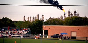 The Texas Petrochemicals flare