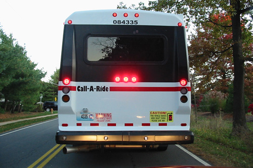 
                    The St. Louis Call-A-Ride bus program is in danger of service cuts if Proposition M does not pass.
                                            (Kristina Cafarella)
                                        