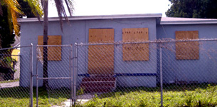 An abandoned home in Miami