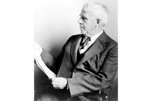
                    Poet Robert Frost.
                                            (Library of Congress)
                                        
